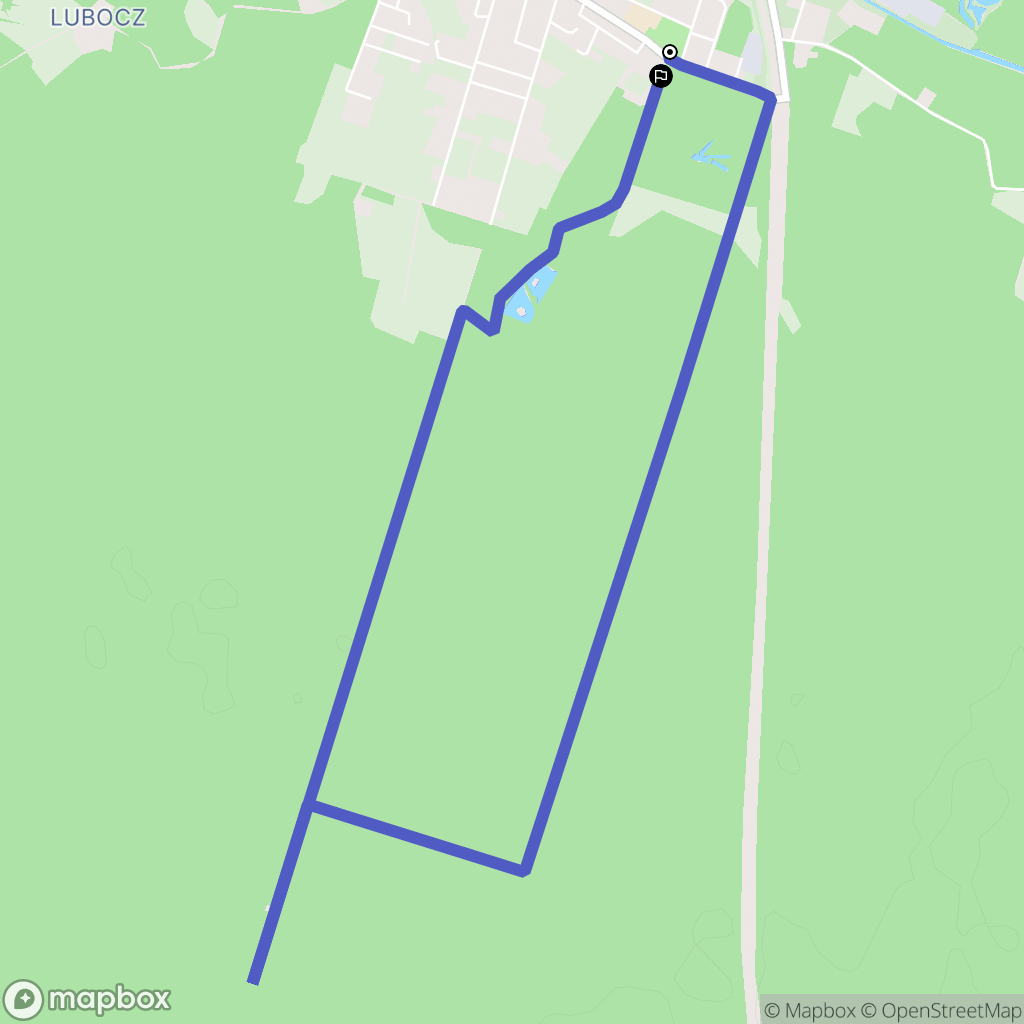 Kalety: mapa trasy - Poland