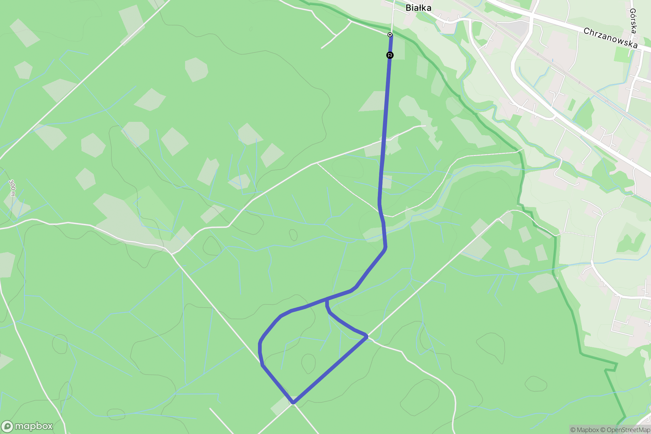 Wola Filipowska: mapa trasy - Poland