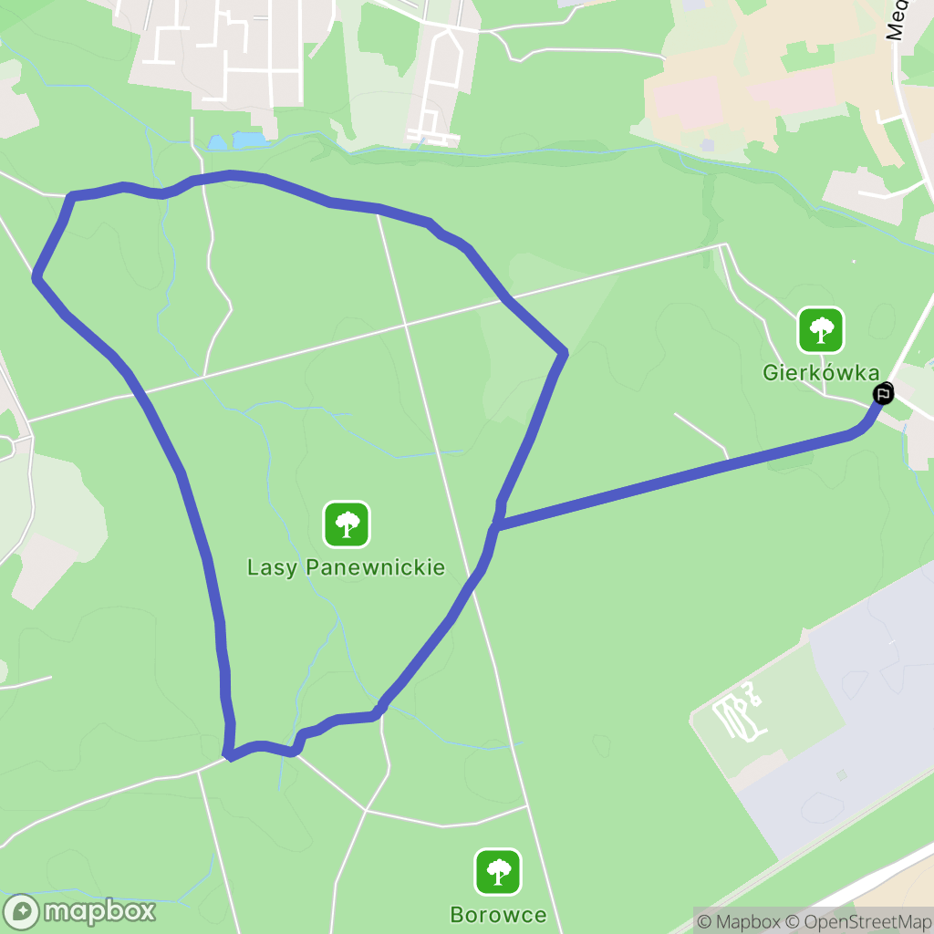 Katowice: mapa trasy - Poland