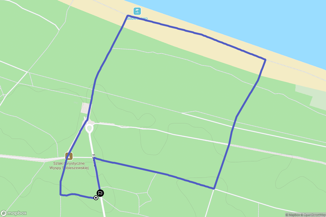 Gdańsk: mapa trasy - Poland