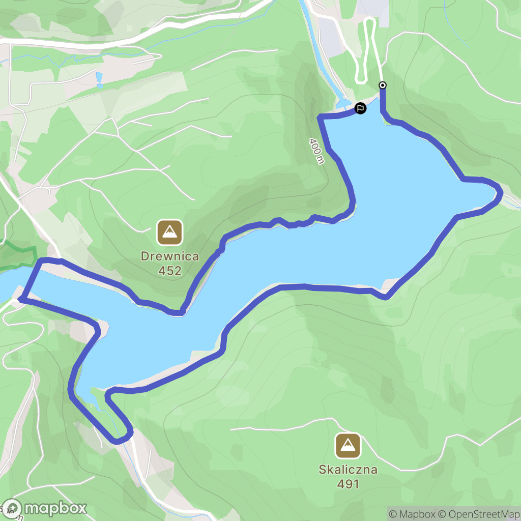 Lubachów: mapa trasy - Poland
