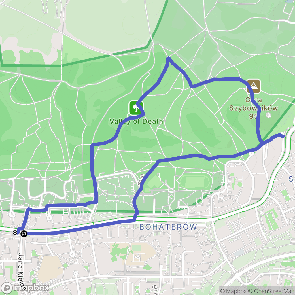 Bydgoszcz: mapa trasy - Poland