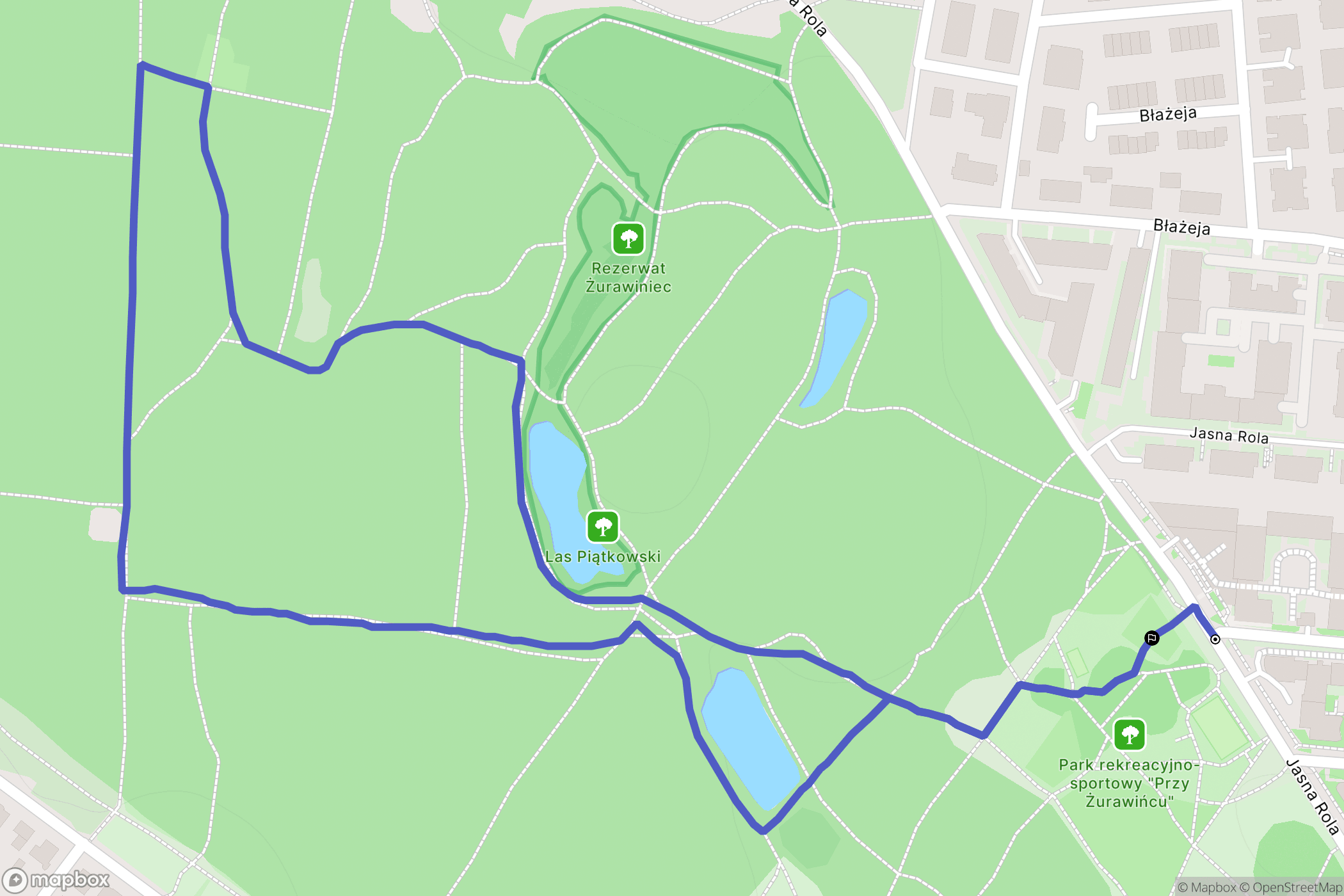 Poznań: mapa trasy - Poland