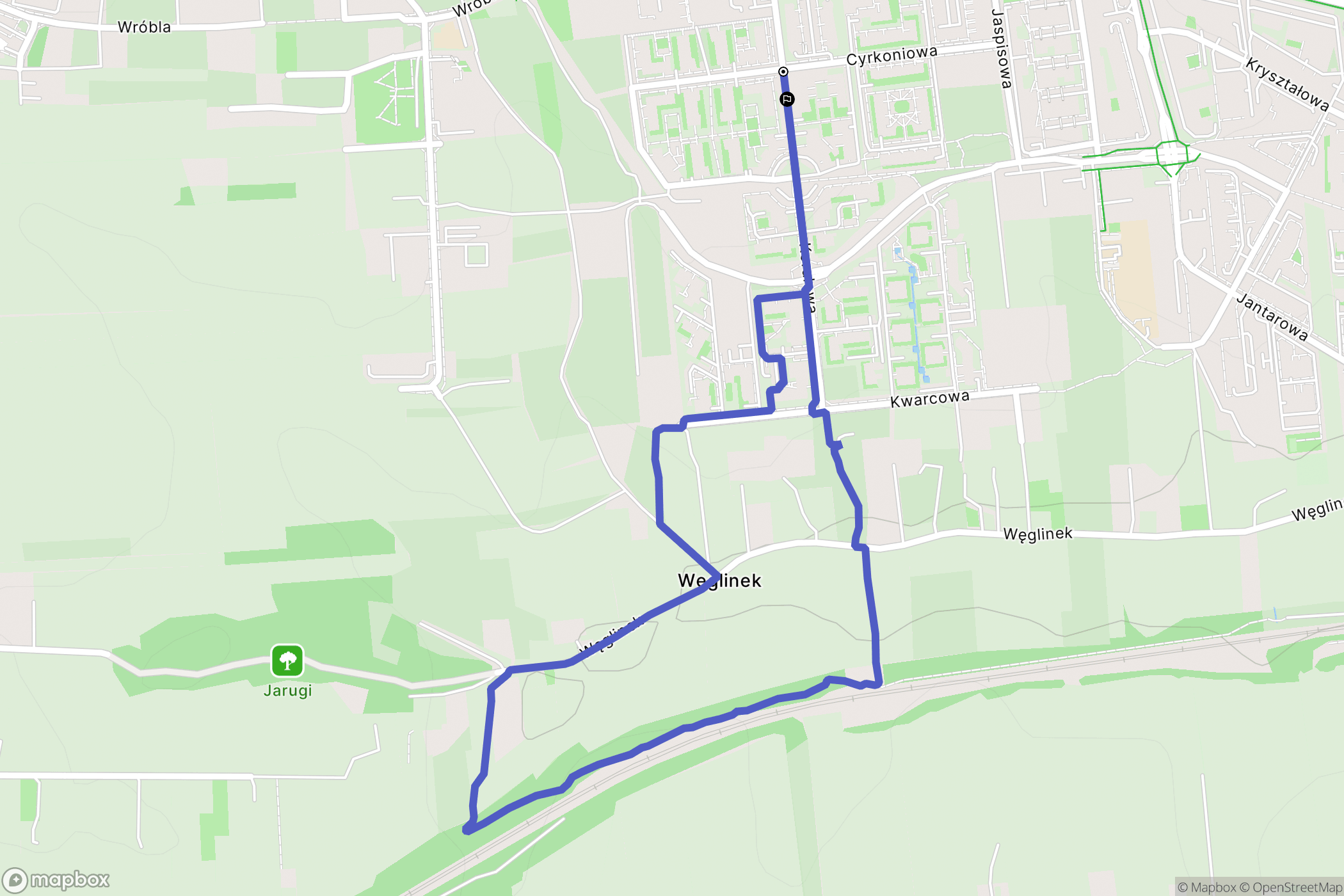 Lublin: mapa trasy - Poland