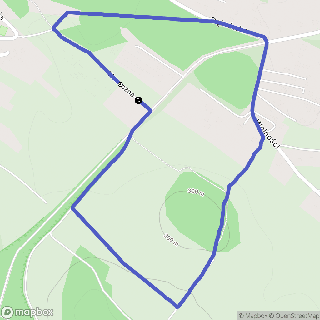 Jaworzno: mapa trasy - Poland