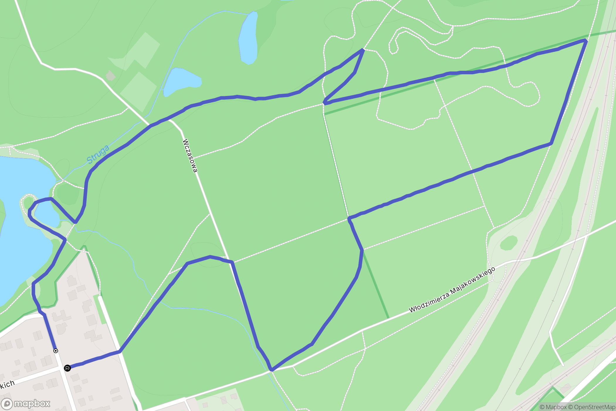 Poznań: mapa trasy - Poland