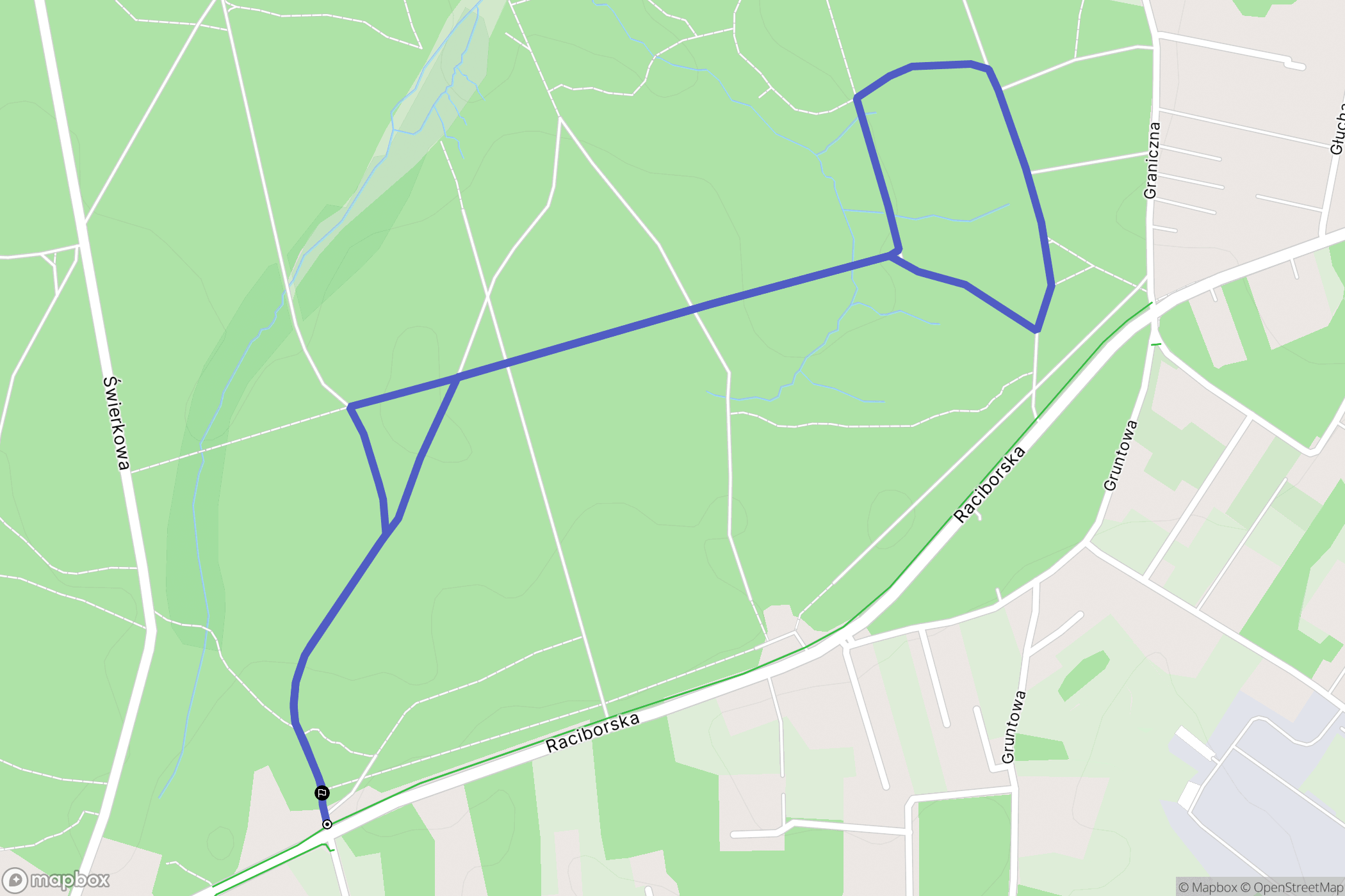 Rybnik: mapa trasy - Poland