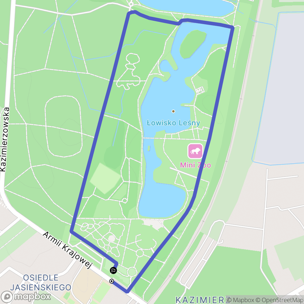 Sosnowiec: mapa trasy - Poland