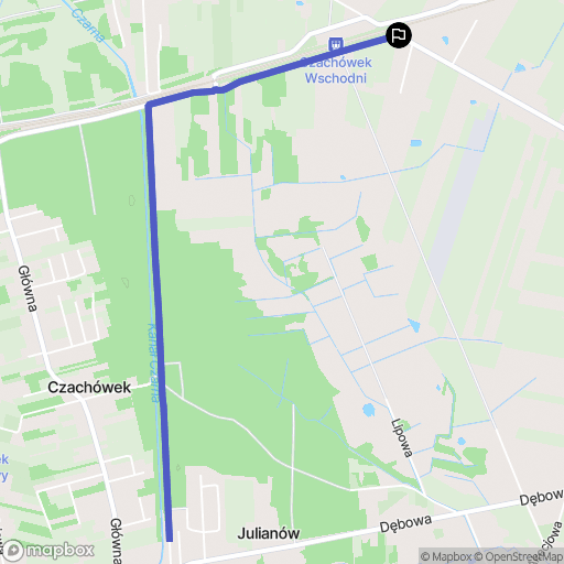 Czarny Las: mapa trasy - Poland
