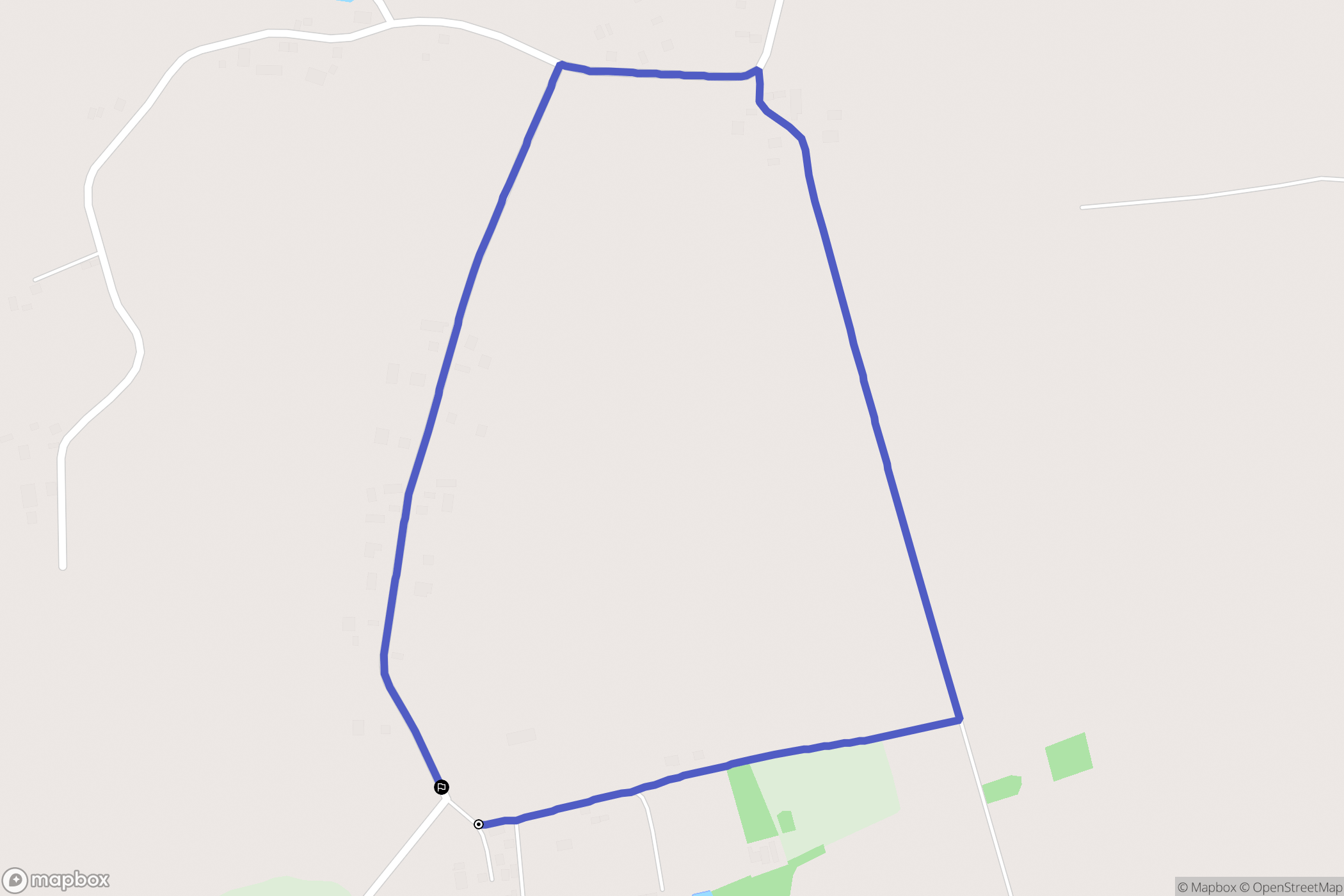 Borowa: mapa trasy - Poland