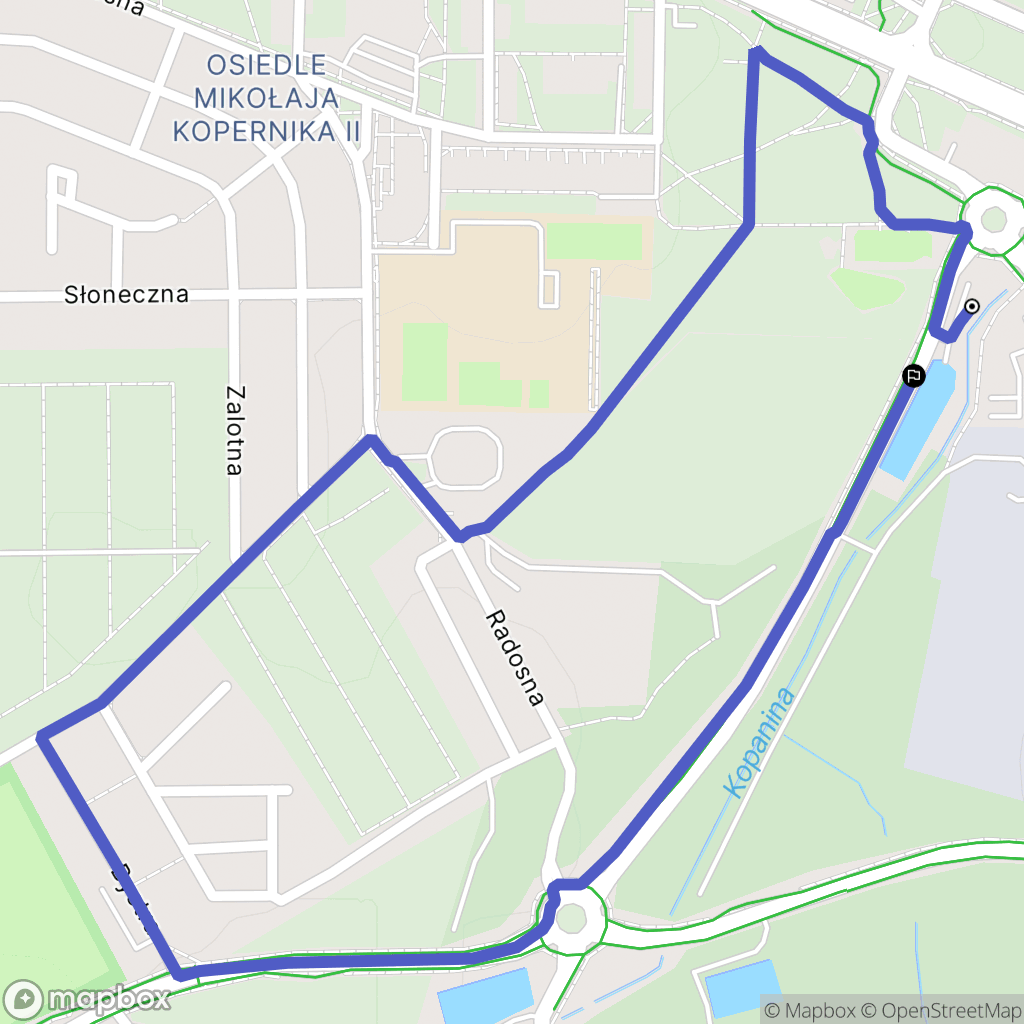 Legnica: mapa trasy - Poland