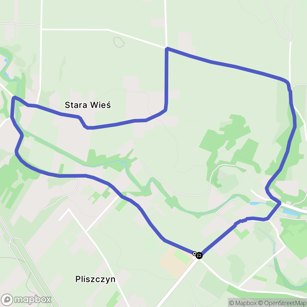Pliszczyn: mapa trasy - Poland