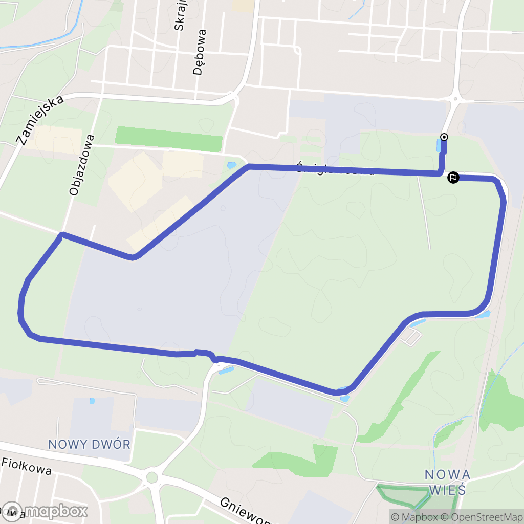 Legnica: mapa trasy - Poland