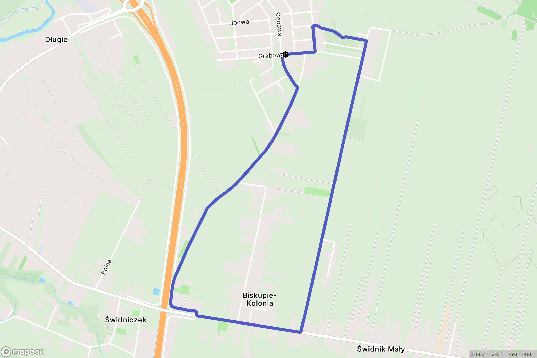 Turka: mapa trasy - Poland