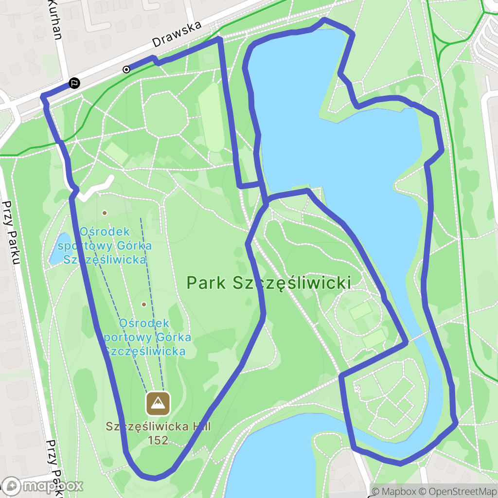 Warszawa: mapa trasy - Poland
