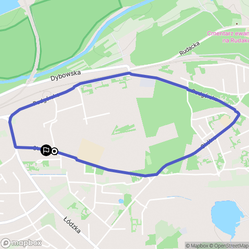 Toruń: mapa trasy - Poland