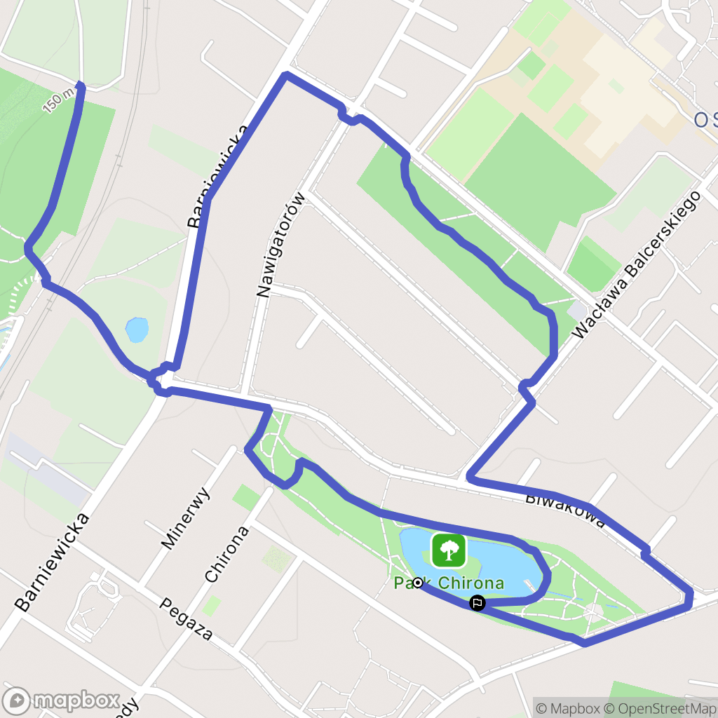 Gdańsk: mapa trasy - Poland