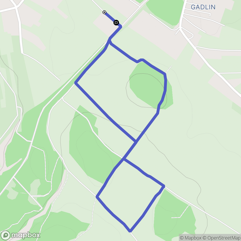 Jaworzno: mapa trasy - Poland