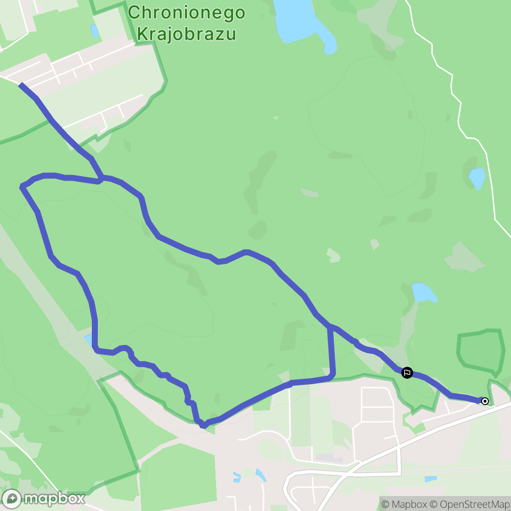 Lublewo Gdańskie: mapa trasy - Poland