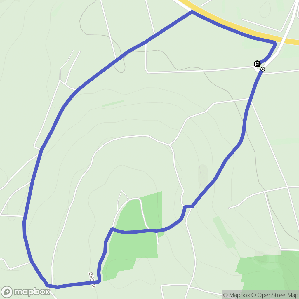 Dorlisheim : carte du parcours de randonnée - France