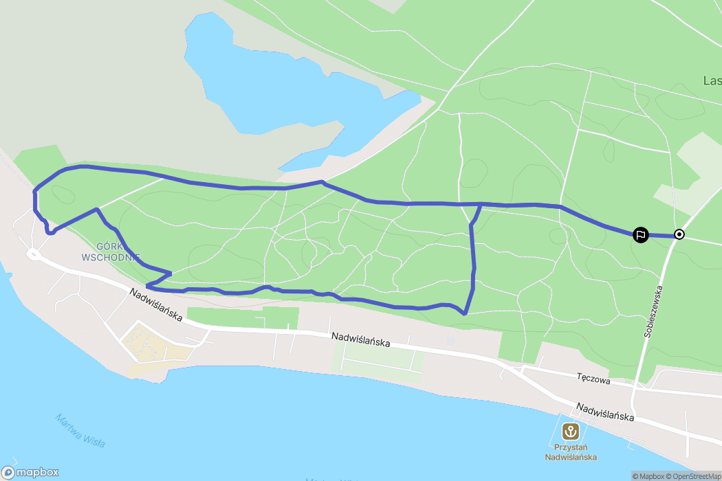 Gdańsk: mapa trasy - Poland