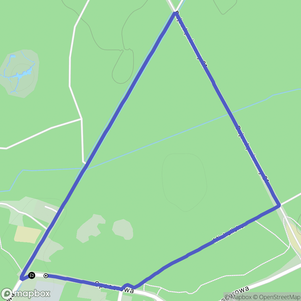 Marki: mapa trasy - Poland