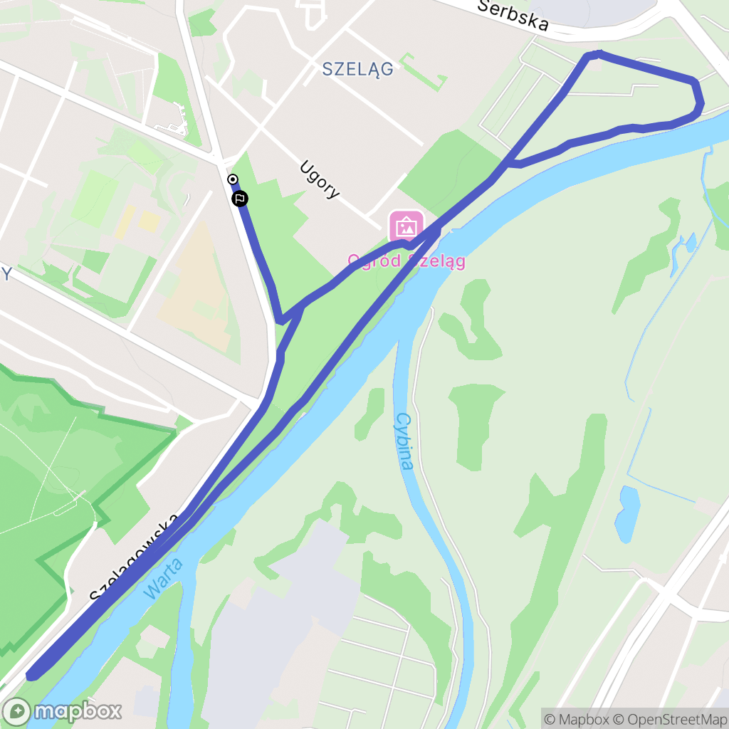 Poznań: mapa trasy - Poland