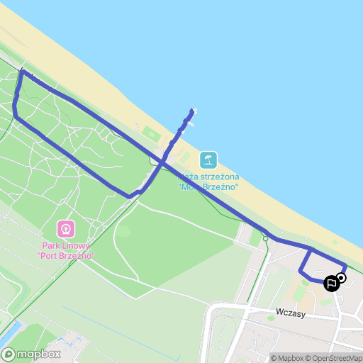 Gdańsk: mapa trasy - Poland