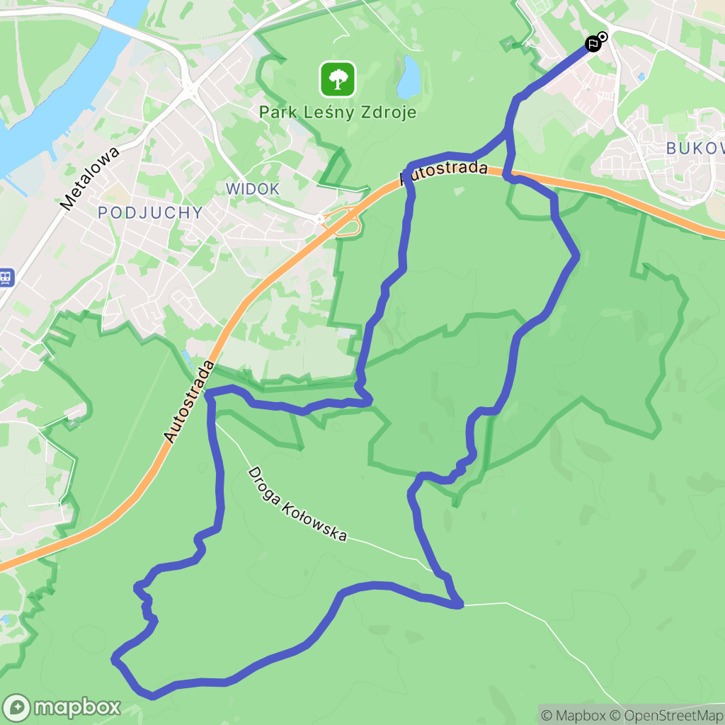 Szczecin: mapa trasy - Poland