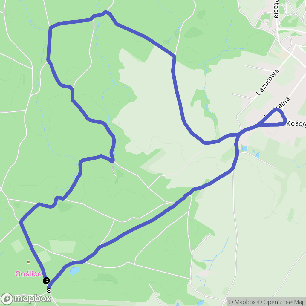 Szczecin: mapa trasy - Poland