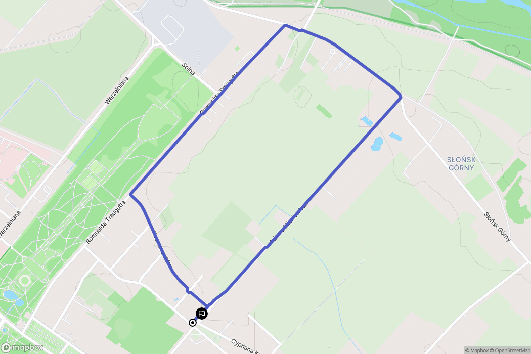 Ciechocinek: mapa trasy - Poland