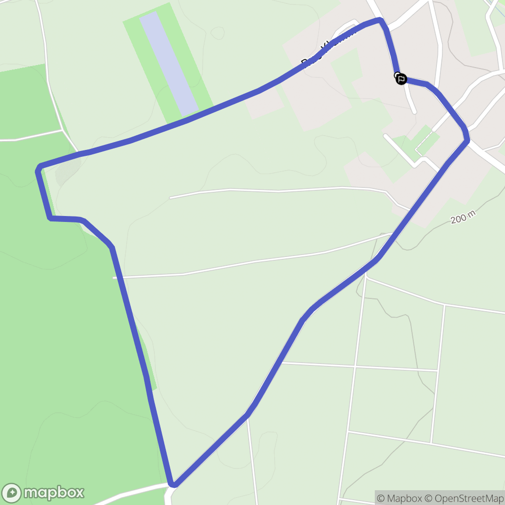 Schillersdorf : carte du parcours de randonnée - France