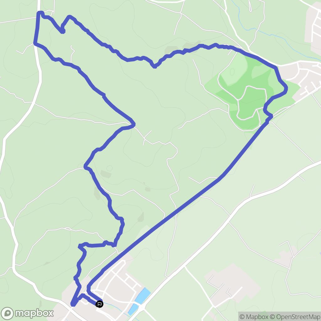 Cournonterral : carte du parcours de randonnée - France