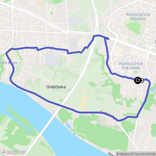Płock: mapa trasy - Poland