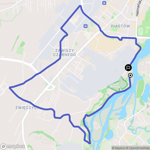 Rzeszów: mapa trasy - Poland