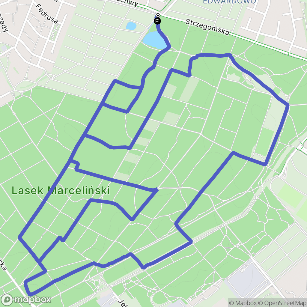 Poznań: mapa trasy - Poland