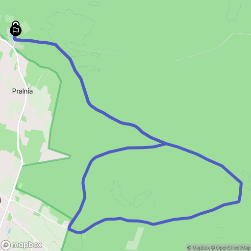 Ponikła: mapa trasy - Poland