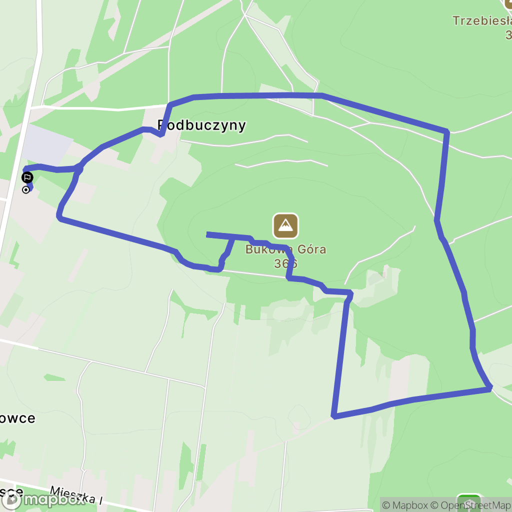 Dąbrowa Górnicza: mapa trasy - Poland