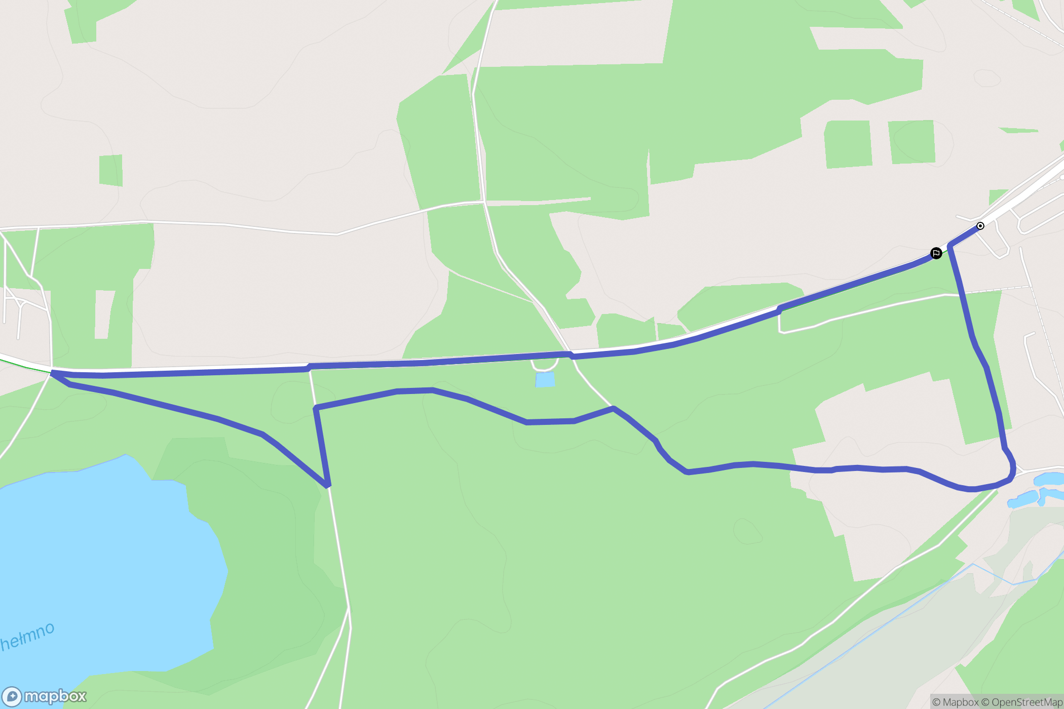 Lubsko: mapa trasy - Poland