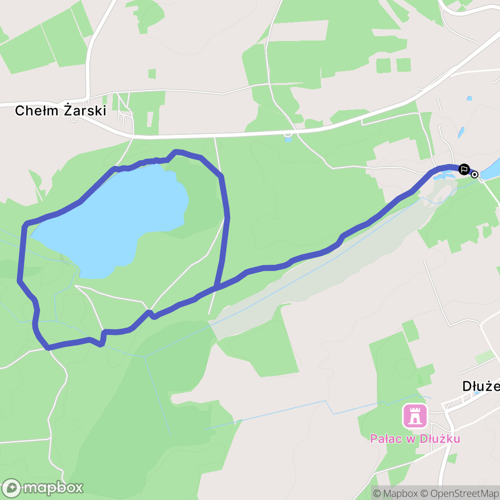 Lubsko: mapa trasy - Poland