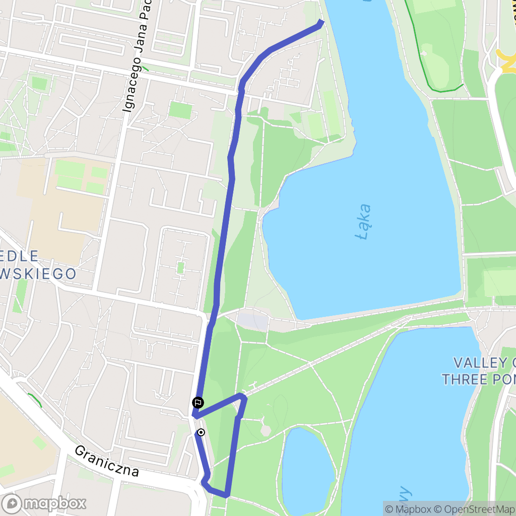 Katowice: mapa trasy - Poland