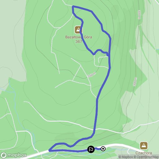 Paszowice: mapa trasy - Poland
