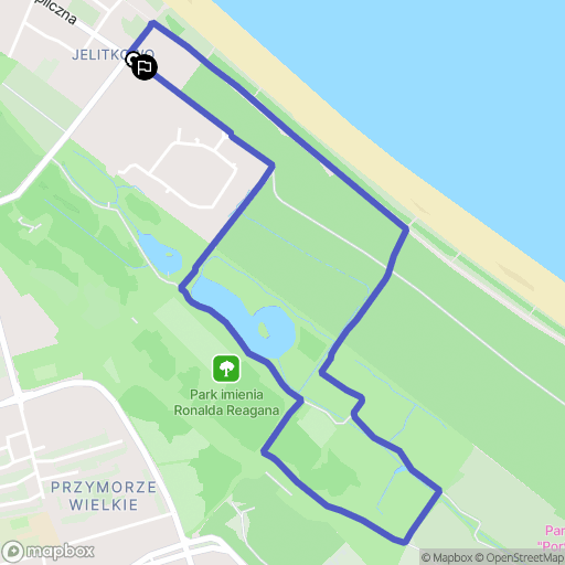 Gdańsk: mapa trasy - Poland