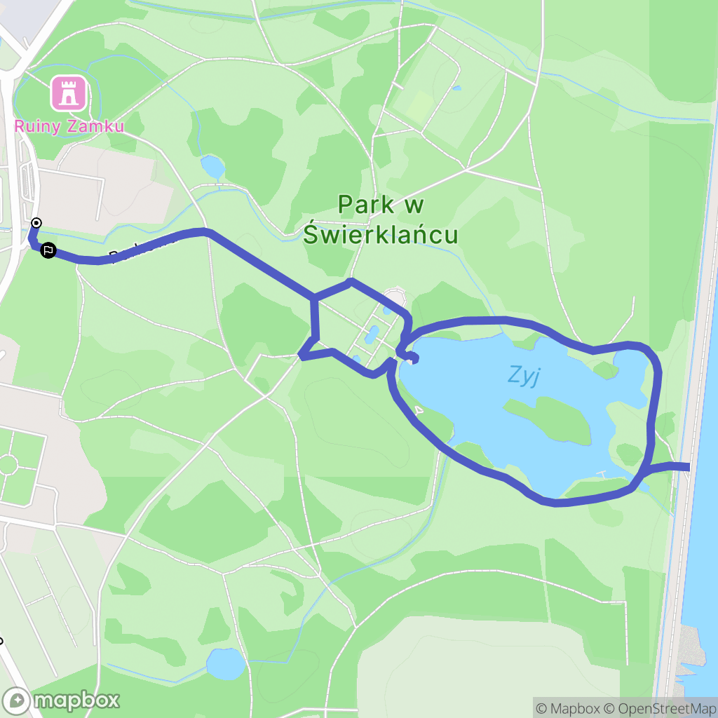 Świerklaniec: mapa trasy - Poland