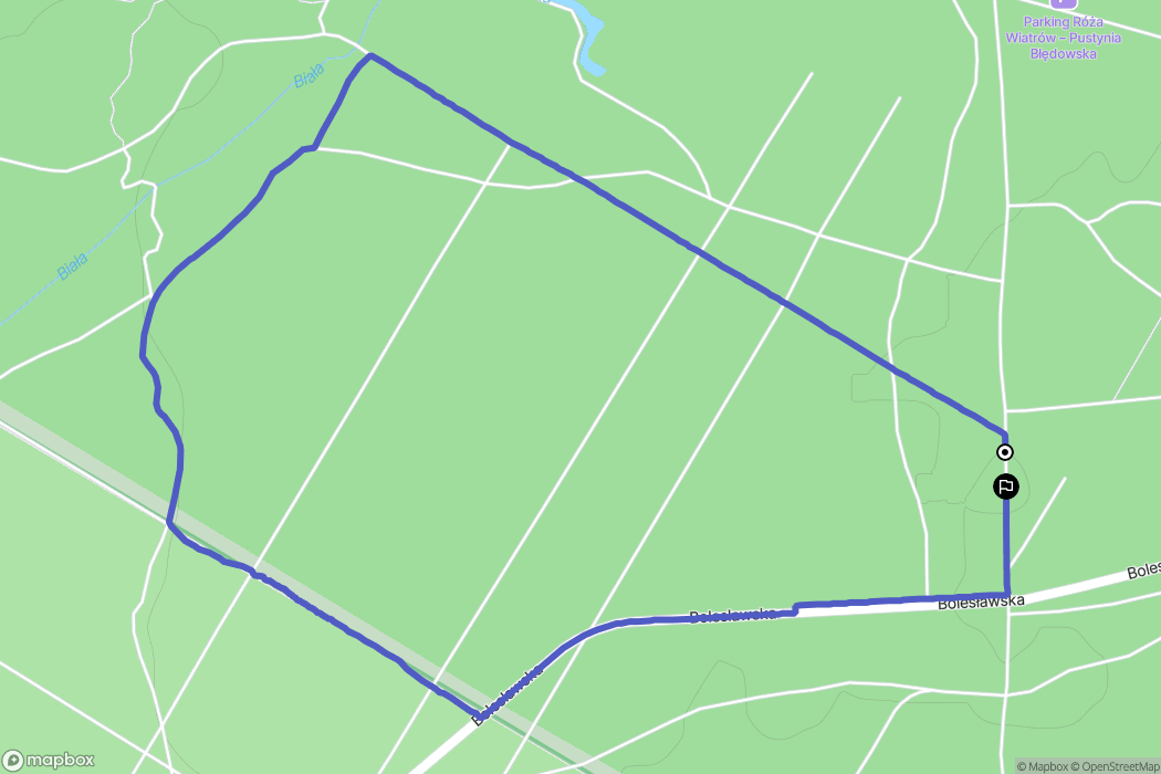 Klucze: mapa trasy - Poland