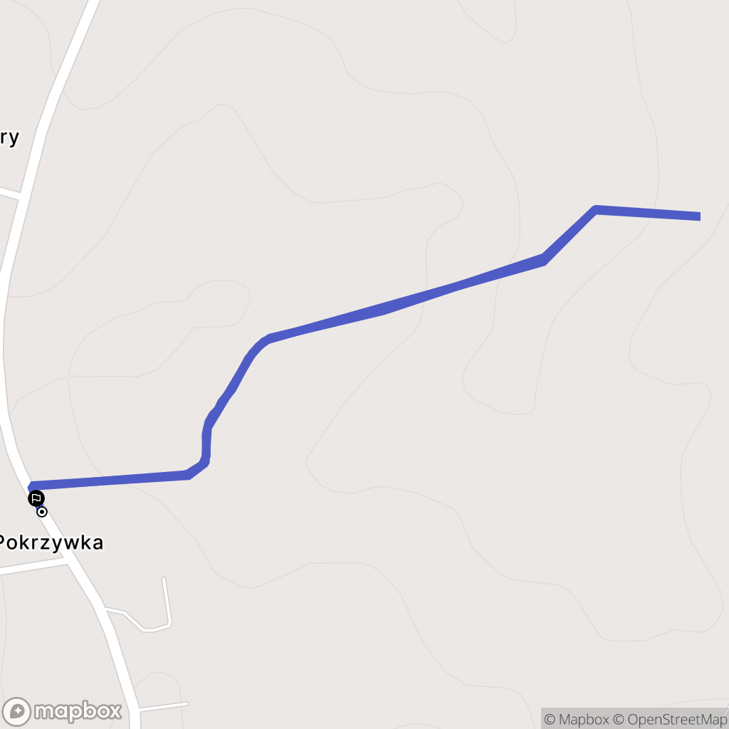 Szpitary: mapa trasy - Poland