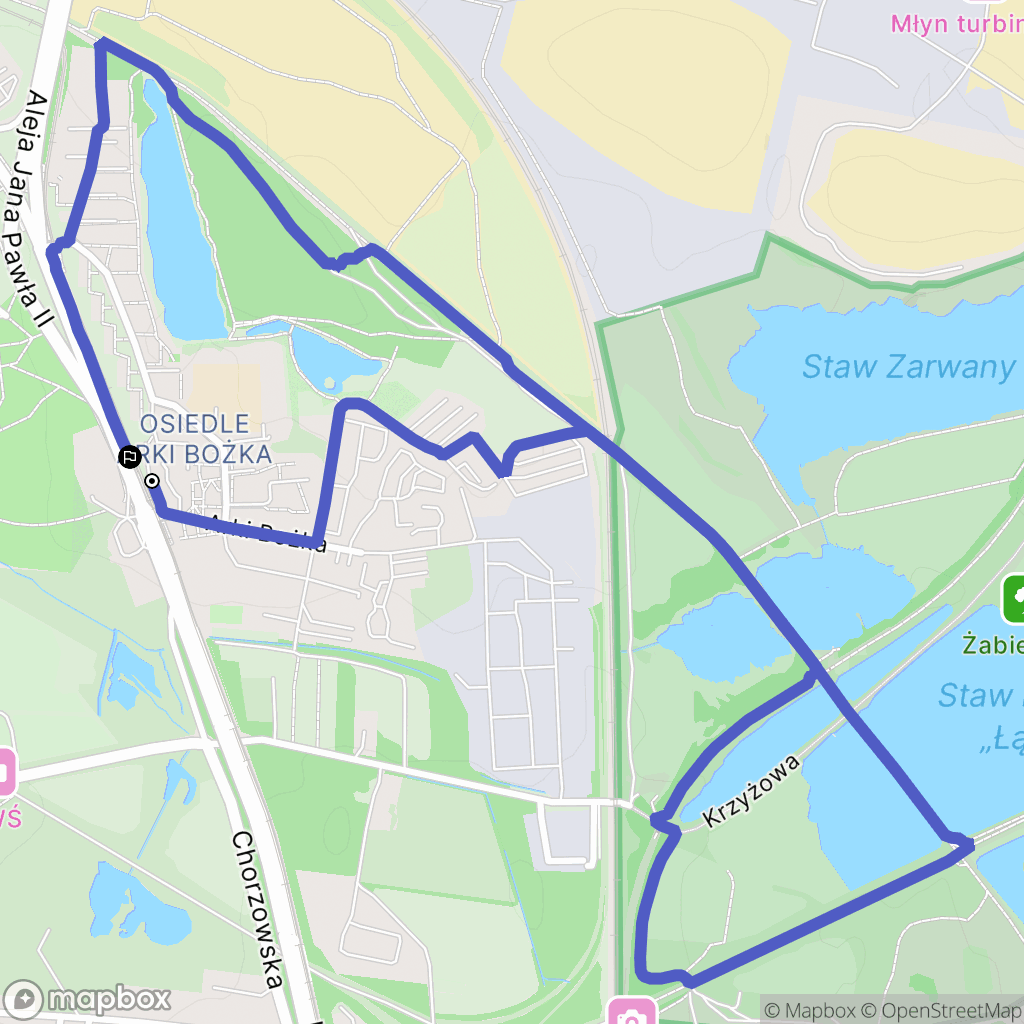 Bytom: mapa trasy - Poland