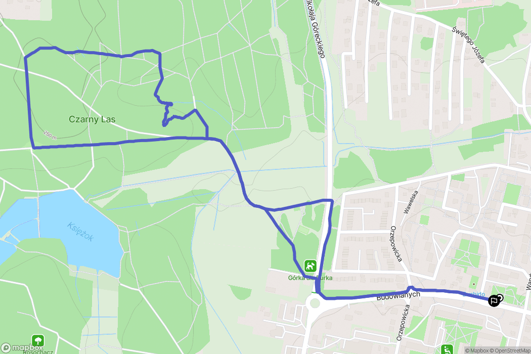 Rybnik: mapa trasy - Poland