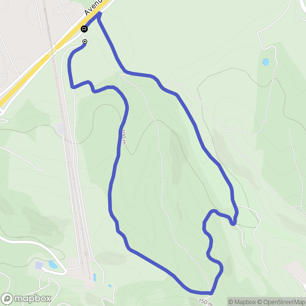 Montesquieu-des-Albères : carte du parcours de randonnée - France