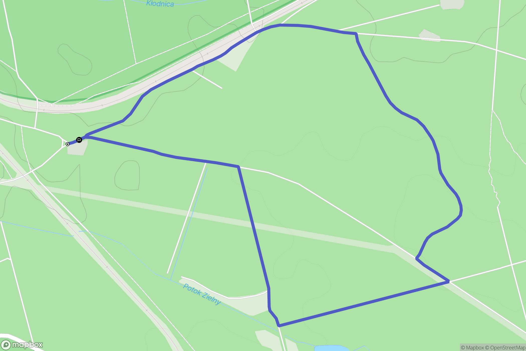 Katowice: mapa trasy - Poland